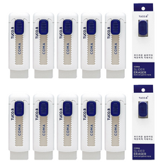 TUCO.B Koma 滑動式橡皮擦 TC-E02, 白色, 12個