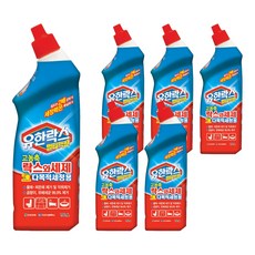 유한락스 멀티액션 락스와세제 고농축 다목적세정용, 755ml, 6개