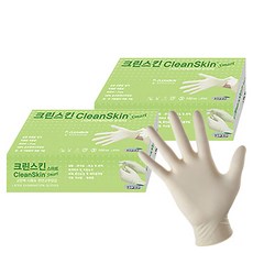 Clean Skin 彈性乳膠手套, 100個, 2個