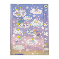 HUNDRED PICTURES 百耘圖 拼圖 HP01000-204 850g, 1000片, LittleTwinStars 雙星仙子極光星星雲, 1盒