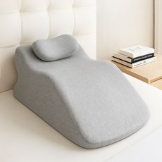 Green Moment Lab 多功能俯臥姿勢腿部小腿枕, 1個, 淺灰色