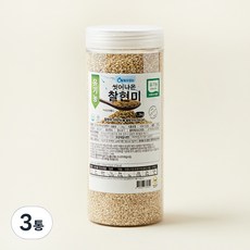 유기농 씻어나온 찰현미, 1.3kg, 3통