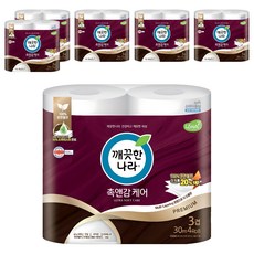 KleanNara 可綠納樂 三層柔軟舒適捲筒衛生紙, 30m, 4捲, 6袋