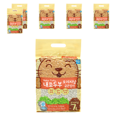 내꼬두부 응고형 고양이 모래, 7L, 6개, 두부향