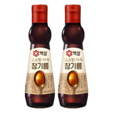 CJ BEKSUL 白雪 香濃芝麻油, 320ml, 2個