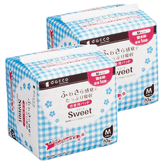 dacco Sweet棉柔產褥護墊 M, 10片, 2包