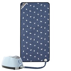 HanilMedical 프리미엄 워셔블 온수매트 비숑 네이비, 싱글(100 x 200 cm)