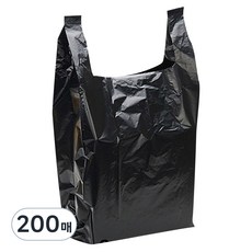 Livens 背心袋 5號 黑色, 25L, 200個