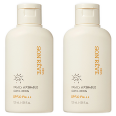 쏭레브 키즈 패밀리 워셔블 썬로션 SPF30 PA+++, 120ml, 2개
