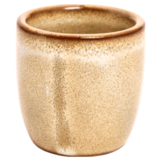 HOLA 和樂家居 艾禮思粗陶杯 5 x 5 x 4.6cm 60g 40ml, 米色, 1個