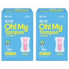 화이트 오 마이 탐폰, 레귤러, 12개입, 2개