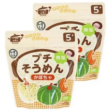 和寓良品 寶寶鮮蔬南瓜細麵, 適合5個月以上的寶寶, 天然純小麥, 無鹽, 易煮好消化, 100g, 2包