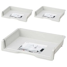 INOMATA 橫式疊籃, 灰色