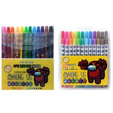 KOREA WHITE 隨機送彩筆+隨機送親筆簽名筆, 12 種顏色, 1組