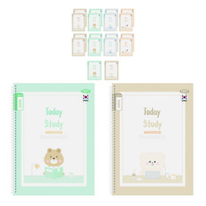 펜피아 2 000 초등 스프링노트 알림장 공용, 20개, 랜덤발송