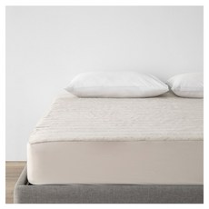 HOLA 和樂家居 WARM TOUCH 石墨烯防靜電恆溫床包式保潔墊加大 3.2kg, 霧灰色