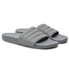 adidas 愛迪達 男女款 ADILETTE COMFORT 運動拖鞋 ID3404, 灰色, 255mm