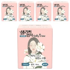 Signature系列Slim Fit超薄衛生棉, 6片, 中型(24cm), 5包