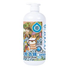 臭味滾 ODOUT 洗衣精 貓家庭適用 淡花香 清潔成分升級 有效分解皮屑與油脂, 1L, 1瓶