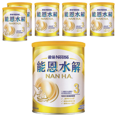 Nestle 雀巢 NAN 能恩水解 部分水解蛋白幼兒成長配方奶粉 3號 1~3歲, 800g, 6罐