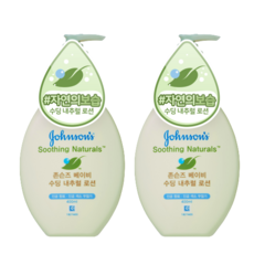 존슨즈베이비 수딩 내추럴 너리싱 로션, 2개, 400ml