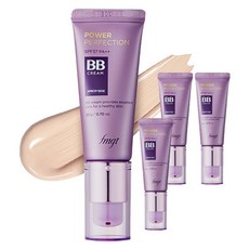 THE FACE SHOP 菲詩小舖 fmgt完美能量BB霜 SPF37 PA++, V201 Apricot Beige, 20g, 4條