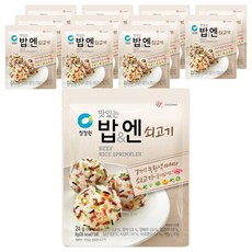 청정원 맛있는 밥 엔 쇠고기, 24g, 12개