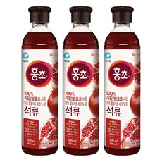 홍초 석류, 900ml, 3개