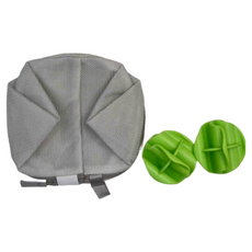 HIKOYA 和彥家 銀灰內衣洗衣袋組 雙層加工設計 加大拉鍊頭設計 滑面料強度加強 台灣製造, 1組