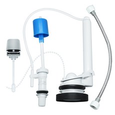 ddobakicom Jangwon 靜音側壓式馬桶水箱零件組, 1套, 混合色