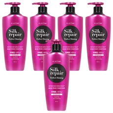 엘라스틴 퍼펙트 샤이닝 골드실크 컨디셔너 실크리페어, 400ml, 5개