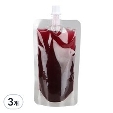 띵파우치 투명 스파우트 파우치 9파이 200ml, 40개입, 3개