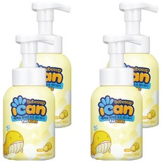 아이캔 베베숲 포밍 핸드워시 레몬향, 250ml, 4개
