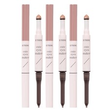 에뛰드 애교살 메이커 라이너 0.1g + 글리터 0.5g 세트, 피치누드, 3개