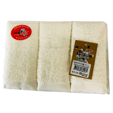 自然白童巾 Set - 柔軟舒適 透氣吸水性佳 MIT台灣製造, 自然白, 1組