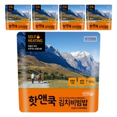 이지밥 핫앤쿡 김치비빔밥, 120g, 5개