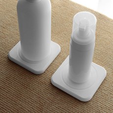 마켓플랜 세라믹 규조토 받침대 트레이, 화이트, 2개