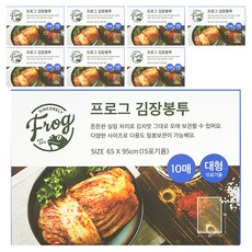 FROG CLEAN SMART 收納保鮮袋, 大(約15顆), 10入, 8盒