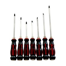 貫通起子 7支 附收納袋 底部可敲擊, 1組