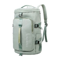 XINZHEZNGTU 二用多功能運動旅行包，防水牛津布，後背包/單肩包/手提包/斜背包, 26 x 23 x 45cm, 果綠色, 1個