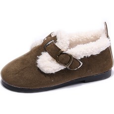 KIZTREE 兒童刷毛保暖莫卡辛平底鞋 DZ-448