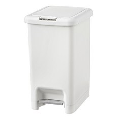 comet Home現代一鍵腳踏式垃圾桶 20L, 白色
