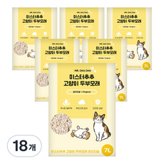 미스터추추 고양이 두부모래, 7L, 18개, 오리지널향