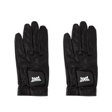 피엑스지 남성용 골프 장갑 왼손용, 블랙, 2개