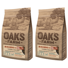 OAK'S FARM 小型成犬 天然無穀乾飼料, 2袋