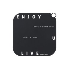 모나코올리브 하수구밀착 냄새차단 매트, 1개, 블랙