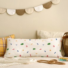 PRIELLE 孩童印花純棉長枕, 混色