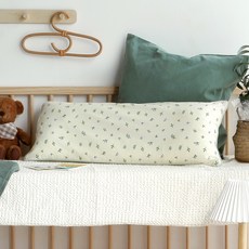 PRIELLE 孩童印花純棉長枕, 象牙白