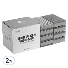 doble 韓國製造無刮痕菜瓜布, 2個, 8入