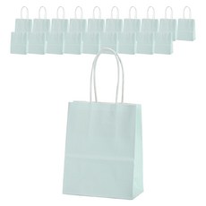 길그리 파스텔 크라프트 쇼핑백, 01 민트, 20개